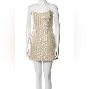 Line & Dot sequined & tweed dress